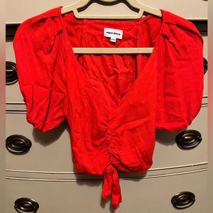 Super Down Puff Sleeve Top